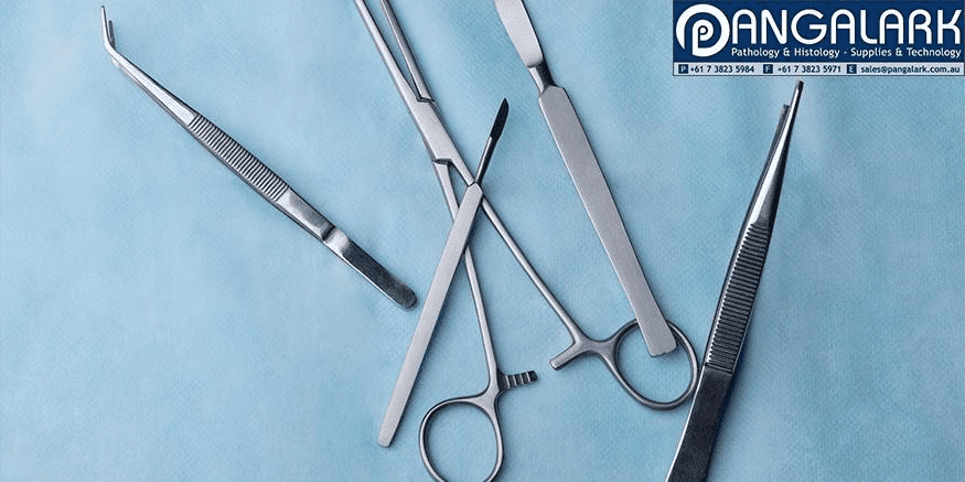 Ensure proper sterilization of autopsy dissecting scissors