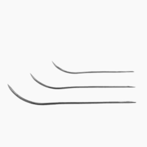 Postmortem Needles Half Curved, 12 pack