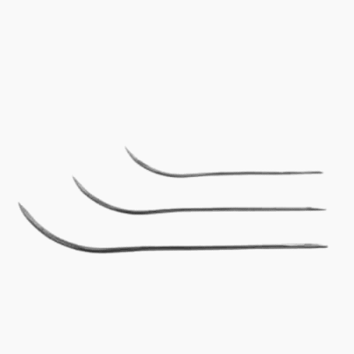 Postmortem Needles Half Curved, 12 pack